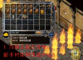 1.76精品复古传奇:新手村如何快速升级? 1.76精品复古传奇:新手村如何快速升级?