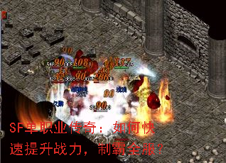 SF单职业传奇:如何快速提升战力,制霸全服? SF单职业传奇:如何快速提升战力,制霸全服?