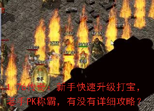 1.76传奇:新手快速升级打宝,老手PK称霸,有没有详细攻略? 1.76传奇:新手快速升级打宝,老手PK称霸,有没有详细攻略?