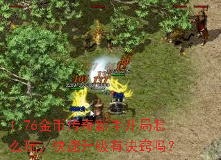 1.76金币传奇新手开局怎么玩,快速升级有诀窍吗? 1.76金币传奇新手开局怎么玩,快速升级有诀窍吗?