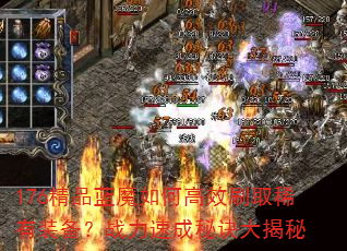 176精品蓝魔如何高效刷取稀有装备?战力速成秘诀大揭秘 176精品蓝魔如何高效刷取稀有装备?战力速成秘诀大揭秘
