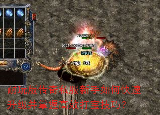 耐玩版传奇私服新手如何快速升级并掌握高效打宝技巧? 耐玩版传奇私服新手如何快速升级并掌握高效打宝技巧?