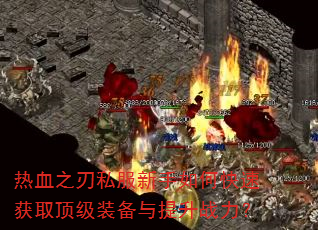 热血之刃私服新手如何快速获取顶级装备与提升战力? 热血之刃私服新手如何快速获取顶级装备与提升战力?