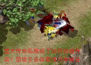 盛大传奇私服新手如何快速升级?顶级装备获取技巧全解答 盛大传奇私服新手如何快速升级?顶级装备获取技巧全解答