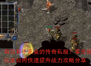 有没有不氪金的传奇私服?零充值玩家如何快速提升战力攻略分享 有没有不氪金的传奇私服?零充值玩家如何快速提升战力攻略分享