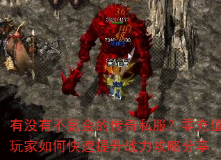 有没有不氪金的传奇私服?零充值玩家如何快速提升战力攻略分享 有没有不氪金的传奇私服?零充值玩家如何快速提升战力攻略分享