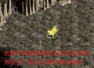 武神归来新季单职业如何快速提升战力?新手必看攻略全解析 武神归来新季单职业如何快速提升战力?新手必看攻略全解析