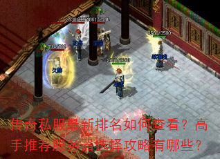 传奇私服最新排名如何查看?高手推荐服务器选择攻略有哪些? 传奇私服最新排名如何查看?高手推荐服务器选择攻略有哪些?
