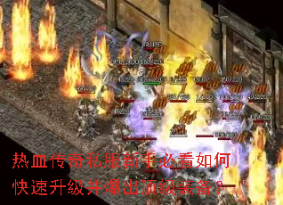 热血传奇私服新手必看如何快速升级并爆出顶级装备? 热血传奇私服新手必看如何快速升级并爆出顶级装备?