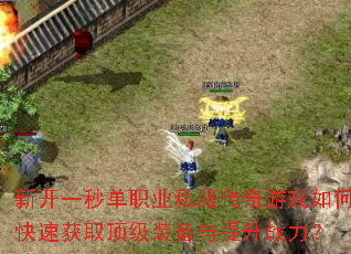 新开一秒单职业私服传奇游戏如何快速获取顶级装备与提升战力? 新开一秒单职业私服传奇游戏如何快速获取顶级装备与提升战力?