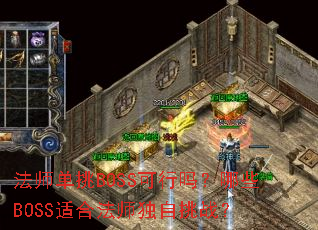 法师单挑BOSS可行吗?哪些BOSS适合法师独自挑战? 法师单挑BOSS可行吗?哪些BOSS适合法师独自挑战?