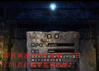 新开网通传奇私服中,白日门书页在哪里兑换技能? 新开网通传奇私服中,白日门书页在哪里兑换技能?
