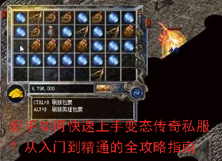 新手如何快速上手变态传奇私服?从入门到精通的全攻略指南 新手如何快速上手变态传奇私服?从入门到精通的全攻略指南