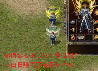 如何零成本玩转传奇私服?小白日赚百万金币全攻略 如何零成本玩转传奇私服?小白日赚百万金币全攻略