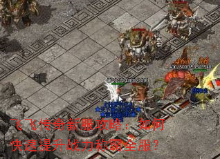 飞飞传奇新服攻略:如何快速提升战力称霸全服? 飞飞传奇新服攻略:如何快速提升战力称霸全服?