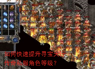如何快速提升寻宝天行传奇私服角色等级? 如何快速提升寻宝天行传奇私服角色等级?