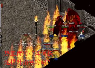 热血传奇sf如何快速提升角色等级? 热血传奇sf如何快速提升角色等级?