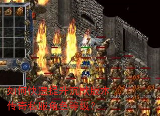 如何快速提升沉默版本传奇私服角色等级? 如何快速提升沉默版本传奇私服角色等级?